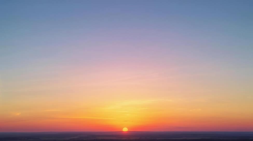 Clear sky with sun shining.